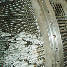 Corrugated tube heat exchanger